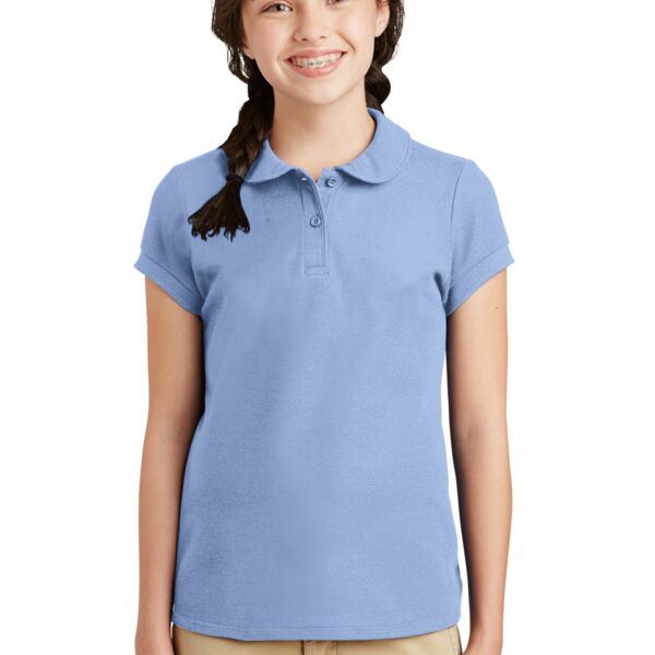 Legacy Girls Silk Touch Peter Pan Collar Polo Thumbnail