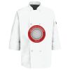 Button Chef Coat with Thermometer Pocket Thumbnail