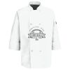 Button Chef Coat with Thermometer Pocket Thumbnail