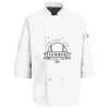 Button Chef Coat with Thermometer Pocket Thumbnail