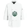 Button Chef Coat with Thermometer Pocket Thumbnail