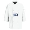 Button Chef Coat with Thermometer Pocket Thumbnail