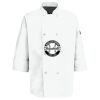 Button Chef Coat with Thermometer Pocket Thumbnail