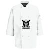 Button Chef Coat with Thermometer Pocket Thumbnail