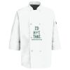 Button Chef Coat with Thermometer Pocket Thumbnail