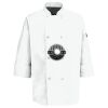 Button Chef Coat with Thermometer Pocket Thumbnail