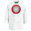 Eight Knot Button Chef Coat with Thermometer Pocket Thumbnail