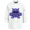 Eight Knot Button Chef Coat with Thermometer Pocket Thumbnail